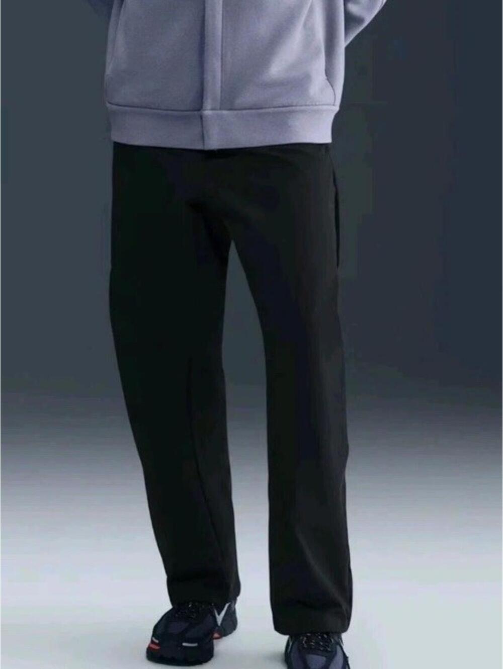 $120 Nike 24.7 PerfectStretch Pants Mens 36x30 Dri-Fit  UV Loose Black HV0377